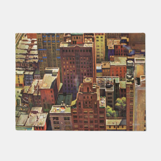 Paillasson Vue de New York par John Falter