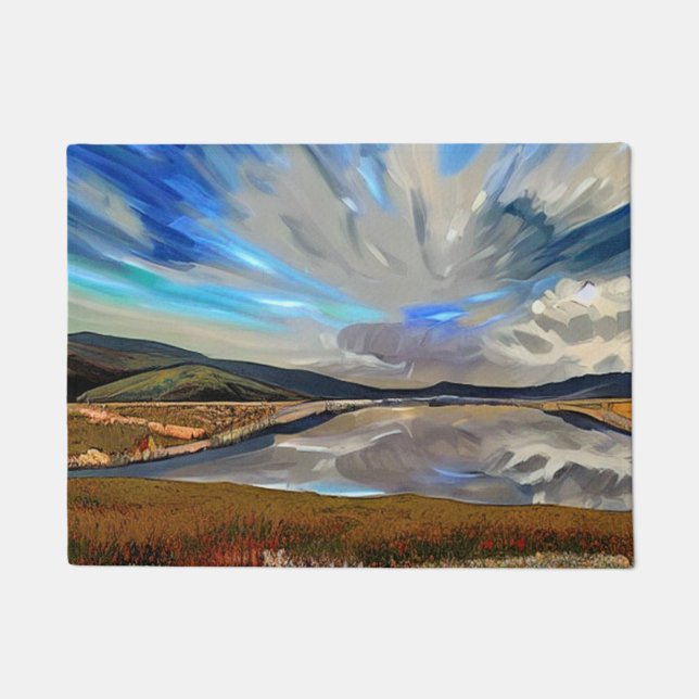 PAILLASSON VUE DU LAC (Devant)