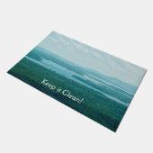 Paillasson Vue sur le lac et la montagne (Incliné)