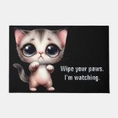 Paillasson Warning -24" x 36" Door Mat (Devant)