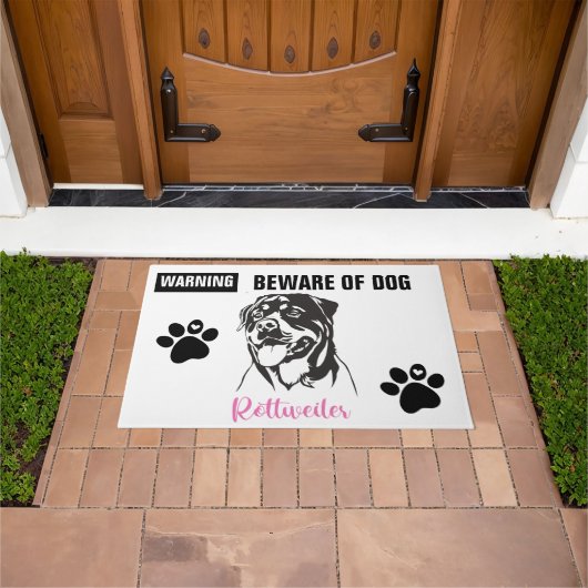 Paillasson Warning -24" x 36" Door Mat (De plein air)
