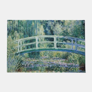 Paillasson Water Lilies et pont japonais par Monet