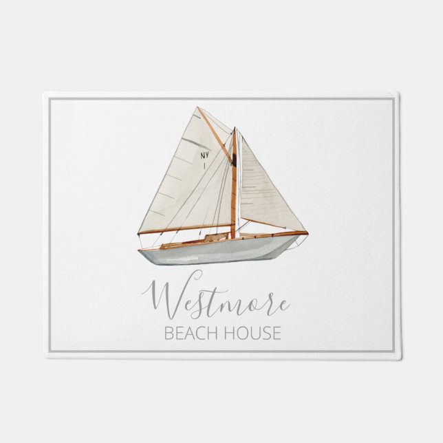 Paillasson Waterboat Beach House (Devant)
