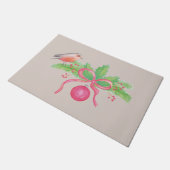 Paillasson Watercolor Christmas Bouquet (Incliné)