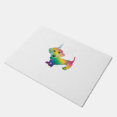 Paillasson WEINER CHIEN WEINERCORN - Funny Dachshund Unicorn  (Incliné)