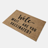 Paillasson Welc Êtes-Vous Vacciné ? (Incliné)