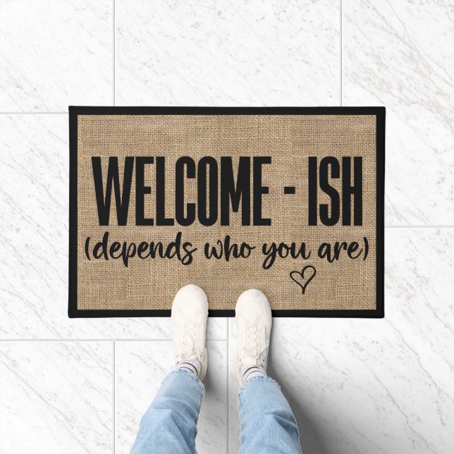 Paillasson Welcome Funny Sarcastic Doormat (Intérieur)