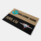 Paillasson Welcome Home Fly Safe Doormat (Incliné)