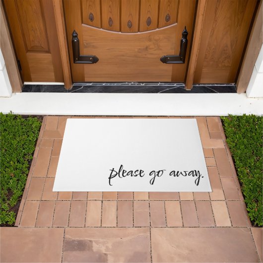 Paillasson Welcome Mat - Please Go Away. (De plein air)