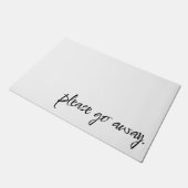 Paillasson Welcome Mat - Please Go Away. (Incliné)