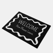 Paillasson Welcome Now Please Leave Funny Introvert (Incliné)