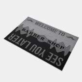 Paillasson Welcome To Barber Shop, See You Later (Incliné)