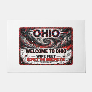 Paillasson Welcome To Ohio Glitch Funny Doormat