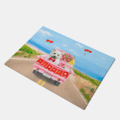 Paillasson West Highland White Terrier Camion de la Saint-Val (Incliné)