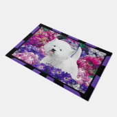 Paillasson West Highland White Terrier Peinture Chien Art (Incliné)