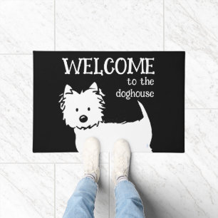 Paillasson Westie Black Welcome Mat