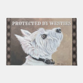 Paillasson Westie Recherche vers le profil B (Devant)