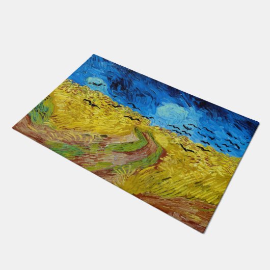 Paillasson Wheatfield with Crows, Van Gogh (Incliné)