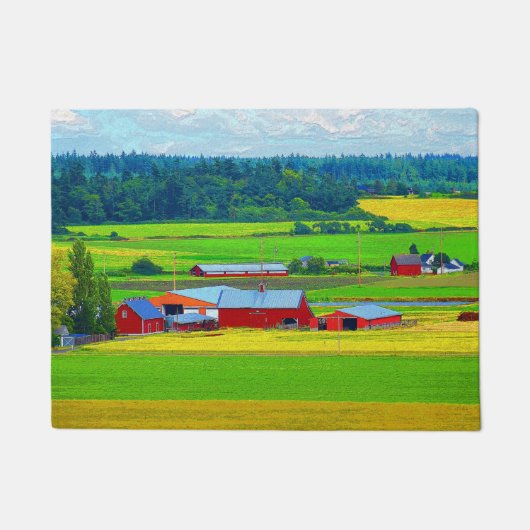 Paillasson Whidbey Island Red Barn Doormat (Devant)