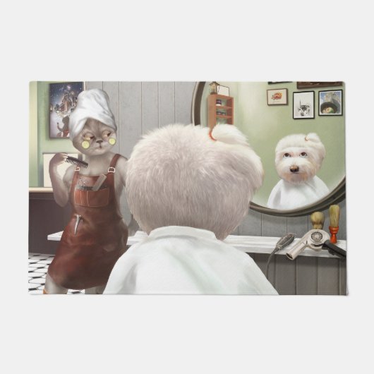 Paillasson Whimsical Pet Barber Shop (Devant)