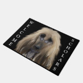 Paillasson White Afghan Hound (Incliné)