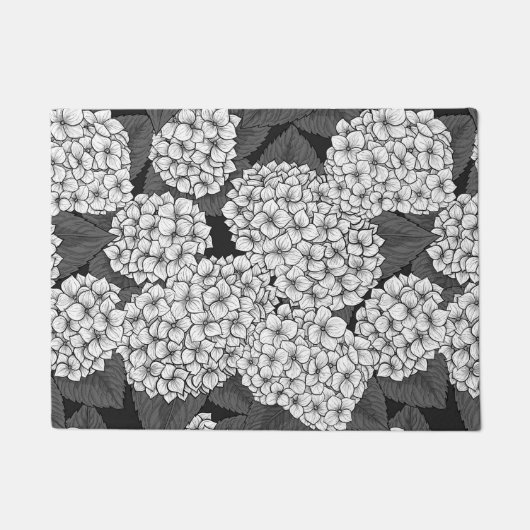 Paillasson White hydrangea (Devant)