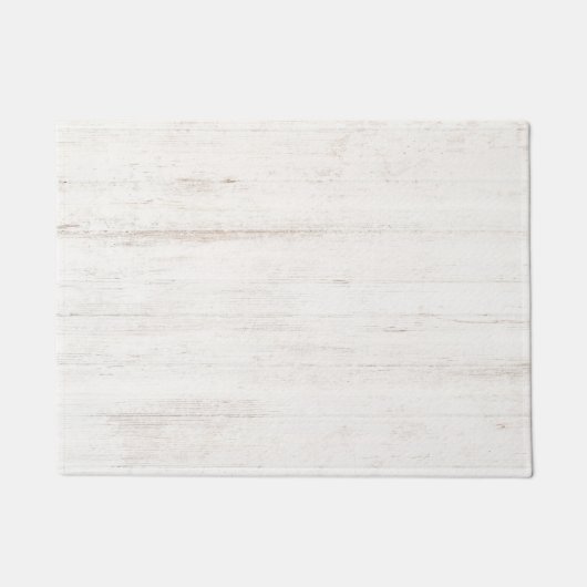 Paillasson White Old Wood Background (Devant)