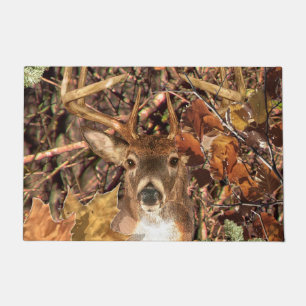 Paillasson White Tail Deer Head L'énergie de la chute du cer