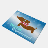 Paillasson Wiener Wonderland Dachshund Doormat (Incliné)