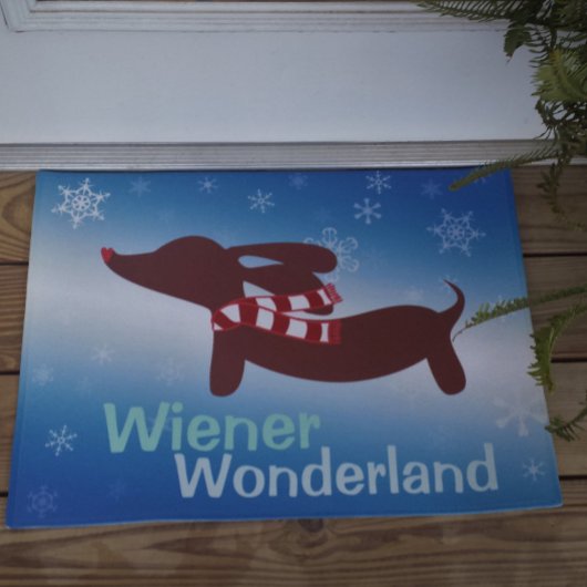 Paillasson Wiener Wonderland Dachshund Doormat