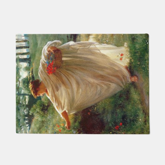 Paillasson Wild Blossoms (par Edward Poynter) (Devant)