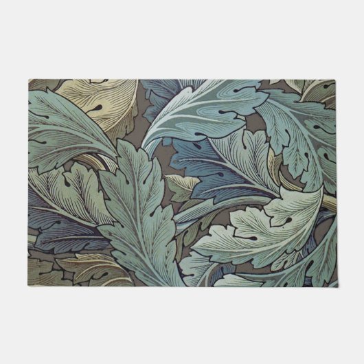 Paillasson William Morris Acanthus Sage Fleur Floral Botaniqu (Devant)