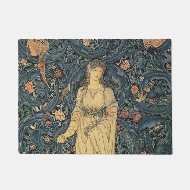 Paillasson William Morris antique Flora (Devant)