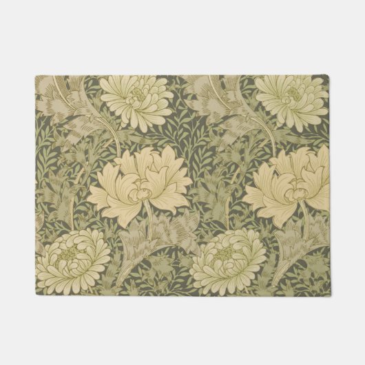 Paillasson William Morris Chrysanthemum Fleur d'âge (Devant)