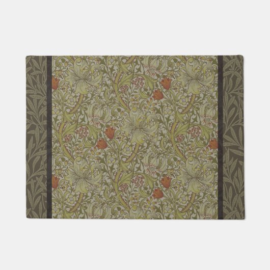 Paillasson William Morris Floral Lys willow art design (Devant)