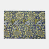 Paillasson William Morris Kennet Fond d'écran Floral Bleu (Devant)
