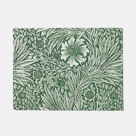 Paillasson william morris marigold vert floral fleur (Devant)