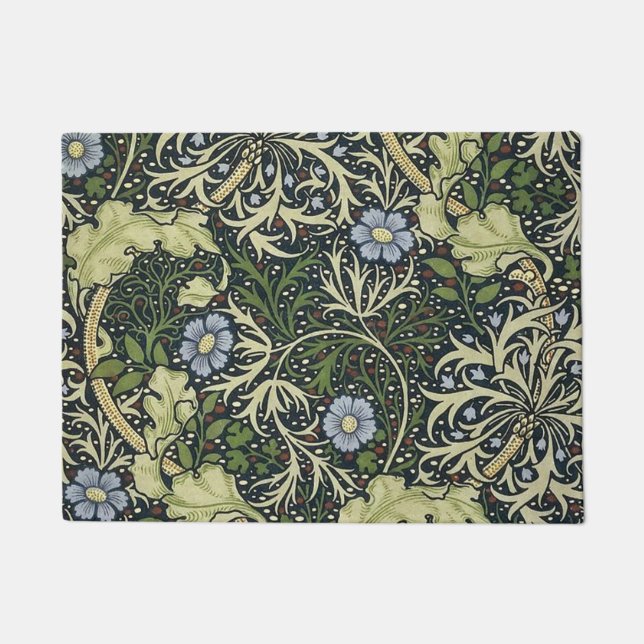 Paillasson William Morris Motif d'algues (Devant)