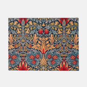 Paillasson William Morris Snakeshead Version rouge
