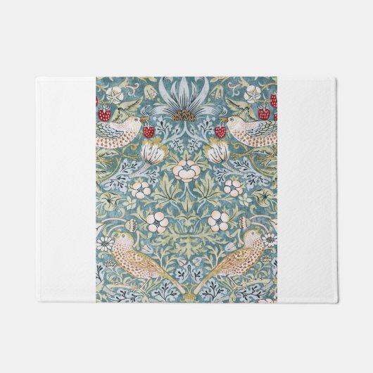 Paillasson William Morris Strawberry Thief Design de lumière (Devant)