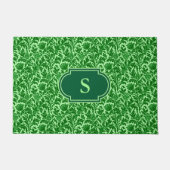 Paillasson William Morris Thistle Damask, Emerald Green (Devant)