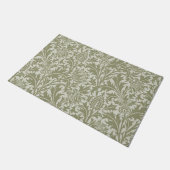 Paillasson William Morris Thistle Sage Green Motif (Incliné)