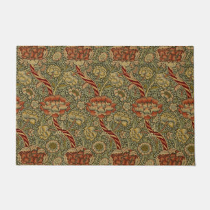 Paillasson William Morris Wandle Anglais Floral Damask Design