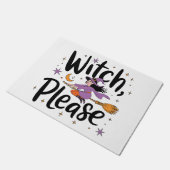 Paillasson Witch, Please - Fun and Sassy Halloween Design (Incliné)