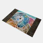 Paillasson WOBBLE-ROCK Chow chien aquarelle batik 50x84" (Incliné)