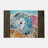 Paillasson WOBBLE-ROCK Chow chien aquarelle batik 50x84" (Devant)