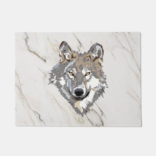 Paillasson Wolf sur le marbre (Devant)