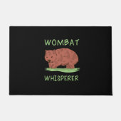 Paillasson Wombat Whisperer (Devant)