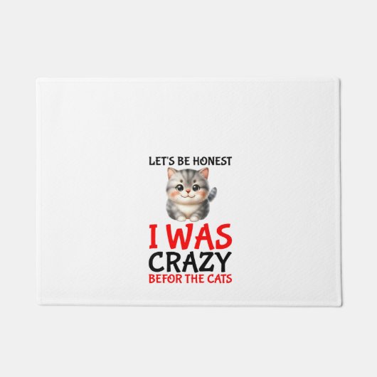 Paillasson Womens Candy Just Give Me Cats drôle design (Devant)