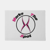 Paillasson X marque le point (Devant)